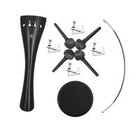 ibasenice 1set Accessori Ebano Per Violoncello Include Corda Di Coda Pannello Di Tensione Manopole e Regolatori Strumenti Di Manutenzione Per Appassionati Di Cello