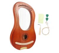 ibasenice 1set Arpa Legno Retro Da Corde Strumento Musicale Per Iniziare Suonare Per Adulti Include Accessori Come Chiave Di Accordatura e Plettri Facile Da Usare