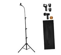 ibasenice 1set Asta Microfono Regolabile Tripod Con Accessori Inclusi Supporto Stabile Per Registrazione Performance e Streaming Design Compatto e Facile Da Trasportare