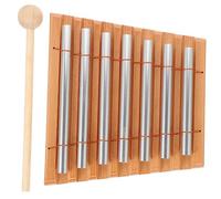 ibasenice 1set Campane Da Meditazione Martello Strumento Percussione Per Classi Yoga e Relax Note Per Insegnanti e Genitori Per Stimolare Amore Per La