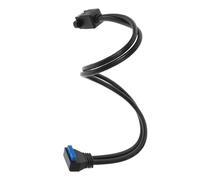 ibasenice 1set Cavo Di Estensione Usb Con Angolo Pin Per Schede Madri Desktop Cavo Di Adattamento Per Doppia Porta Usb Con Orecchie Fissate Vite Per Connessioni Affidabili e Dati Stabili