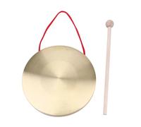 ibasenice 1set Gong Tradizionale Cinese Rame Da Strumento Percussivo Per Sviluppo Del Ritmo e Coordinazione Facile Da Giocare Per Orchestre