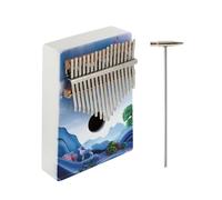 ibasenice 1set Kalimba Strumento Musicale Per Ragazza Piano Delle Dita Portatile Incantevole Design e Strumento Per Principianti e Amanti Della Blu Motivo