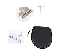 ibasenice 1set Kalimba Trasparente Note Strumento Musicale Per Principianti Facile Da Suonare Giocattolo Educativo Design Elegante e Sicuro Per Tutte Le Età