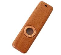 ibasenice 1set Kazoo Professionale Legno Vintage Strumento Musicale Compatto Per Chitarra e Ukulele Con Membrane Sostituibili Accompagnamento Per Principianti e Adulti