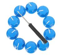 ibasenice 1set Manopole Per Potenziometro Con Cacciavite Regolabili Anti-corrosive Per Chitarre Elettriche e Bassi Design Elegante e Funzionale