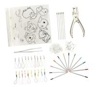 ibasenice 1set Materiale Per Artigianato Termoretraibile Kit Creativo Per Con Fogli Di Plastica Per Gioielli Fatti Mano Sicuro e Facile Da Usare Attività Per Genitori