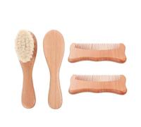 ibasenice 1set Pz Spazzole e Pettini Legno Di Faggio Per Dei Dei Kit Di Manutenzione Per Naturale Massaggio Scalpale e Stimolazione Circolatoria