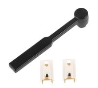 ibasenice 1set Sostituzione Ago Per Giradischi Con Pennello Per Pulizia Stylus Alluminio Per Phonograph Aghi Inclusi Per Manutenzione Facile e Qualità Audio Superiore