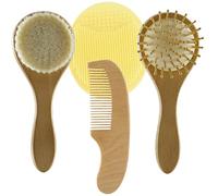 ibasenice 1set Spazzole e Pettini Per Silicone e Naturale Completo Per Del Capello Del Spazzola Per Bagno e Pettine Per Massaggio e Relax