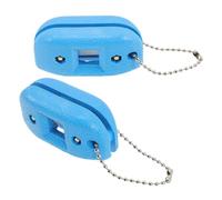 ibasenice 2 Affilacoltelli Pattinaggio Strumento per Pattinare Copriscarpe Skate Accessori per Il Pattinaggio dei Addominali Sky-Blue