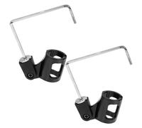 ibasenice 2 clip di supporto per microfono per sassofono: supporto portatile per microfono per sassofoni contralto e tenore, morsetto da tavolo per musicisti, diametro del foro per il canto 3,8 mm