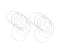 ibasenice 2 Impostati Corde per Chitarra Tradizionale Nylon Trasparente Tensione Media Corde Argento Avvolte Basso per Flamenco e Stile Spagnolo Set per Pratica e Performance