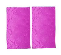ibasenice 2 Pezzi Banner Decorativo Volante Bandiera Di Stoffa Arredamento Nero Bandiera All'aperto Arredamento Bianco Decorazione Bandiera Verticale Bandiera Colorata Viola,porpora Tessuto