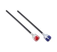 ibasenice 2 pezzi Bastoni da Passeggio per Halloween da e Re in Plastica Leggera Accessori Costume Cosplay per Feste Teatro e Party Facili da Pulire e Manutenere