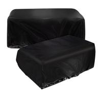 ibasenice 2 Pezzi Copertura Protettiva per Cestino Bici Elettrica e Triciclo, Materiale Plastico Nero, Facile da Installare, Protezione da Pioggia e Sporco, Dimensioni Estese 70x80 Cm,