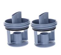 ibasenice 2 Pezzi Filtro Lavatrice in Abs, Coperchio Plastica per Pompa di Scarico, Versione 06, Diametro 5,1cm, per Lavatrice, Migliora L'efficienza di Lavaggio