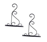 ibasenice 2 Pezzi Ganci da Parete per Piante e Fioriere Supporti Resistenti per Esterni con per Appendere Vasi Lanterna Mangiatoia e Decorazioni da