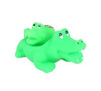 ibasenice 2 pezzi Giocattoli Bagnetto Coccodrillo Galleggiante Cartoon PVC Sicuro Divertente per Vasca e Piscina Ragazzo Ragazza
