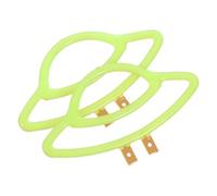 ibasenice 2 Pezzi Lampadina LED a Forma di Astronave in Plastica, Luce Decorativa per Eventi a Tema Spazio e Rilassamento, Sostituzione Rapida e Riparazione Semplice