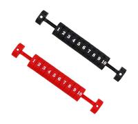 ibasenice 2 Pezzi Marcatore Di Biliardo Table Soccer Giallo Professionale Custode Del Punteggio Di Calcio Balilla Accessori Punto Sostituzione Tavoli Da Biliardino Superiore Nero Plastica Pp