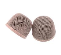 ibasenice 2 Pezzi Metal Microphone Grill Head Mesh Cover For Studio And Live Performance Noise Reduction Metal Mic Head Compatible With Various Microphones