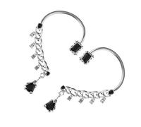 ibasenice 2 pezzi Orecchini Ear Wrap Crawler Non Piercing in Metallo Vintage Clip Cartilagine Elegante Donna Accessorio Quotidiano e Cerimonie