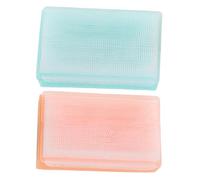 ibasenice 2 pezzi per Shampoo e Massaggio Ragazzo Ragazza in Spugna Morbida Pettine per Crosta Lattea e Stimolazione Sensoriale per Bagnetto e Massaggio Corpo Delicato