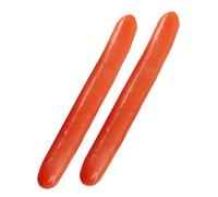 ibasenice 2 Pezzi Salsiccia Hot Dog Realistici per Decorazioni Ristoranti Staging Cucina e Feste Accessori per Esposizione Cibo