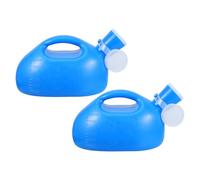 ibasenice 2 Pezzi Urinatoio Portatile 3000ml in Plastica con Beccuccio Ergonomico e Design Compatto, Leggero a Tenuta Stagna per Utilizzo e Clinico