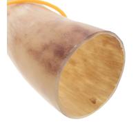 ibasenice 2 pezzi Viking che soffia corno da guerra tromba prop strumento medievale corno di bue per pirata cosplay festa Halloween festival costume performance props