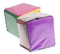 ibasenice 2 Pz Giocattolo Dei Dadi Dei Bambini Giocare a Dadi Cubo Giocattolo Con Tasche Cubo Giocattolo Cubo Giocattolo Per Carta Lettere Giocattolo Cubo Educativo Stoffa