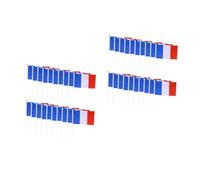 ibasenice 2 Set Bandiere Francesi Miniature Da Flag Waving Per Sportivi E Parate Realizzate Resistente E Riutilizzabile Facili Conservare Decorazione Per Manifestazioni 20 Pezzi*2