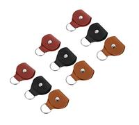 ibasenice 2 Set Borsa Per Plettri Portatile Cavo Plettri Per Chitarra Borsa A Plettro Portachiavi Porta Chitarra Plettri Di Basso Catena Portacasse Titolari Lega 9 Pezzi * 2