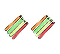 ibasenice 2 Set Bracciali LED Luminosi per Sicurezza Notturna Braccialetti Ricaricabili per Corsa Camminata E Escursionismo Giallo 4 * 2