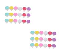 ibasenice 2 Set Di Cuscinetti Di Ricambio Per Unghie Per Bambini Delicati Sulla Pelle Di Ragazzi E Ragazze Senza Design 18 Pezzi * 2