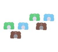 ibasenice 2 Set Di Fermaporta Di Per Le Per Ragazzi E Ragazze Addensare Ornamento Per Porta Antipizzicamento Materiale Per Porta Di Sicurezza 3 Pezzi * 2