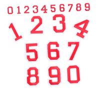ibasenice 2 Set Numeri Adesivi per Maglie Numeri Termoadesivi per Facili Applicare su Giacche Zaini -shirt
