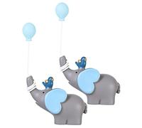 ibasenice 2 Set Ornamenti Per Bambole Di Elefanti Torta Giocattolo Figurine Arredamento Figurina Nozze Giocattolo Animale in Resina Piccoli Animali in Resina 2 Pezzi * 2