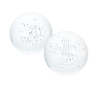 ibasenice 2 sfere decorative in vetro per fontana, per esterni, in vetro, per interni