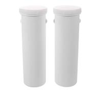 ibasenice 2 tubi in plastica per colonne di ghiaccio - Bastoncini refrigeranti congelabili per bevande, caffè, vino, whisky, cocktail - Stampo per ghiaccio per birra e bottiglie d'acqua 6,5x2