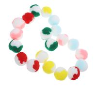 ibasenice 20 Palline per in Colorate Interattive Leggere e Resistenti per Addestramento e Attività Indoor Stimolanti e Sicure per Mici
