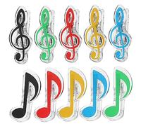 ibasenice 20 Pezzi Clip Libro Musicale in Plastica Abs, Fermapagina Portatile Per Spartiti, Segnalibro Accessorio Per Libri Di Musica Per Lettura Stabile e Facile Gestione Delle Pagine