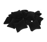 ibasenice 20 pezzi Cuscini Display per Orologi e Braccialetti in Tessuto Nero Morbidi Cuscini per Esposizione e Protezione di Orologi e Accessori in Esposizione