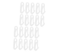 ibasenice 20 Pezzi Ganci Moschettone per Bandiere Fibbie per Accessori Fissaggio su da Esterno Facile Installazione e Design Accattivante