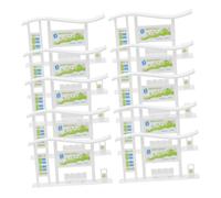 ibasenice 20 Pezzi Miniature Bus Stop Model For Dollhouses And Landscapes Realistic Station Decoration For Railway And Urban Scene Layout