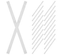 ibasenice 20 Pezzi Tamburo Rullante Cinghie Per Rullante Accessori Per Tamburo Cinghia Di Montaggio a Filo Per e ia Di Fissaggio Del Filo Del L'animale Domestico Bianca