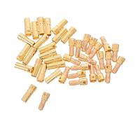 ibasenice 20 Set Connettori Banana Bullet Conducibilità per Batterie Rc Esc Motori Kit Robusto e Portatile per Appassionati e Modellisti
