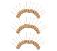 ibasenice 200 Set di Etichette in Carta Kraft per DIY, Etichette Multipurpose e Scrivibili, Pendenti Delicati per Abbigliamento e Decorazioni Natalizie