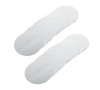 ibasenice 200pezzi Dischi Protettivi Per Orecchie Argento Da Leggeri e Pratici Protezione Antigoccia Per Candele Accessori Per Delle Orecchie Facili Da Trasportare e Conservare